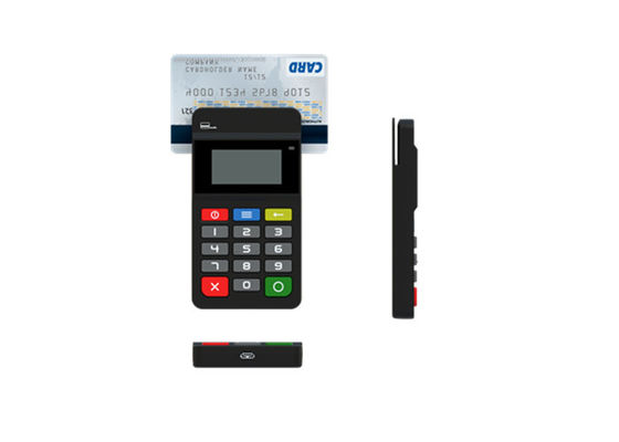 Visa Card Reader Handheld Pos Devices 60mm EMV Certificate with 2 PSAM Slot