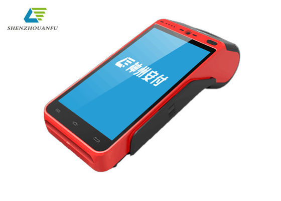 Εκτυπωτής υψηλής ταχύτητας 5,5 ιντσών Android Smart POS Terminal Υποστήριξη 4G Wifi