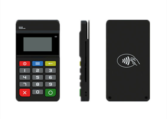 Visa Card Reader Handheld Pos Devices 60mm EMV Certificate with 2 PSAM Slot