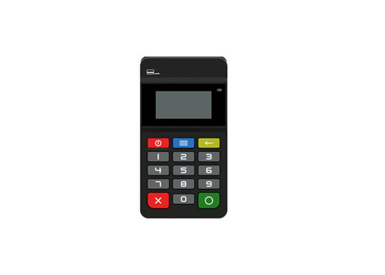 Μαύρος φορητός τερματικός εκτυπωτής Pos Terminal κομψός σχεδιασμός