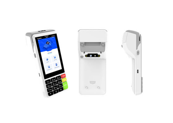 4 ίντσες Πολιτικές στον Φορολογικό Ελέγχο Smart Handheld POS Android POS Τερματικό με 58 mm θερμική πίνακα απόδειξης εκτυπωτή