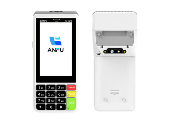 Android 13 4,0 ιντσών σκάνερ QR κώδικα LCD αναγνώστης καρτών πληρωμής πιστωτική κάρτα POS τερματικό AF820