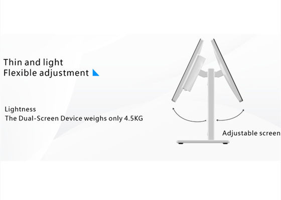 Android 11 Διπλή οθόνη POS σύστημα, Windows Διπλή οθόνη POS τερματικό